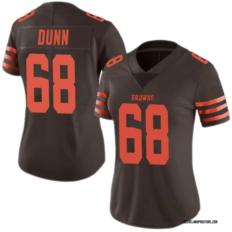 Women's Michael Dunn Cleveland Browns Color Rush Jersey - Brown Limited