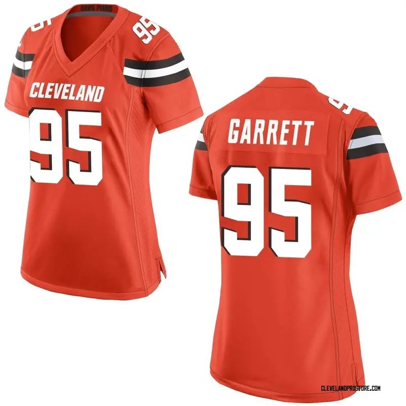 Women\'s Mylesî€ î€€Garrettî€ Cleveland Browns Alternate Jerseyî€ - Orange Game Women\'s Mylesî€ î€€Garrettî€ Cleveland Browns Alternate Jerseyî€ - Orange Game
