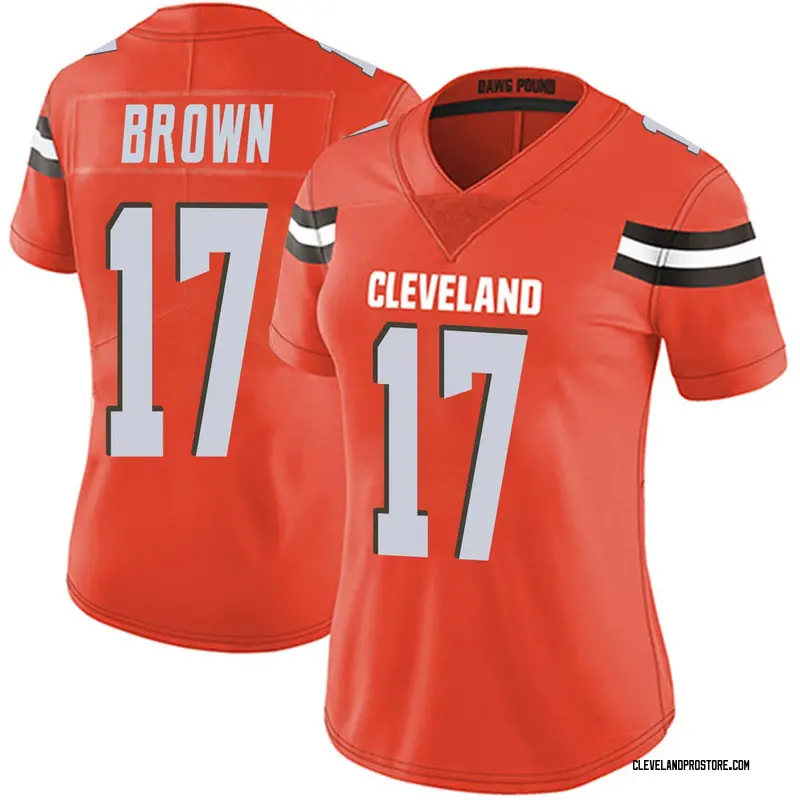 Women's Tony Brown Cleveland Browns Alternate Vapor Untouchable Jersey ...