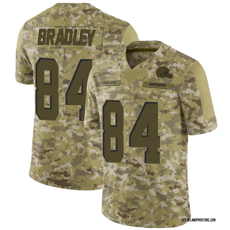 Youth Ja'Marcus Bradley Cleveland Browns 2018 Salute to Service Jersey ...